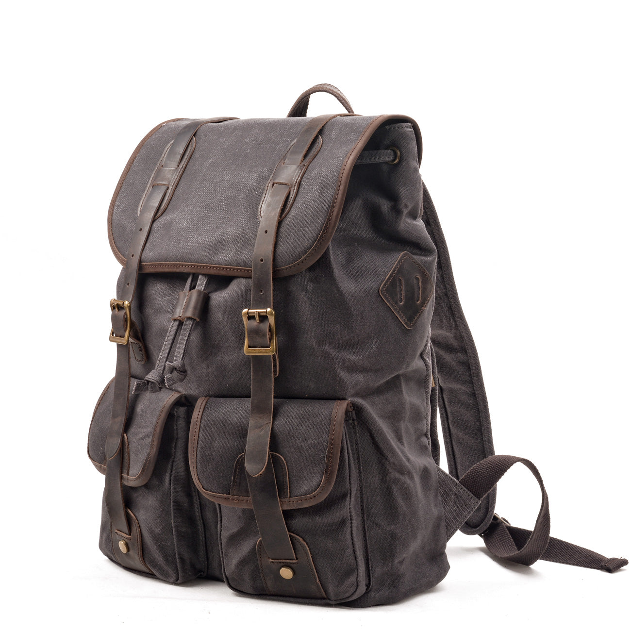 Canvas Tasche – Vintage Reiserucksack mit Laptopfach für Alltag & Reise