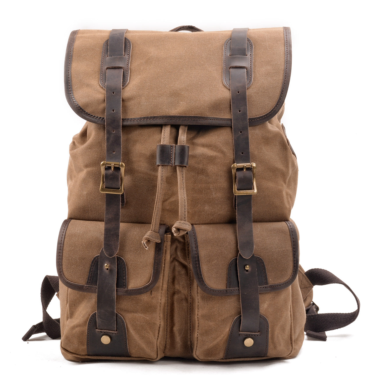 Canvas Tasche – Vintage Reiserucksack mit Laptopfach für Alltag & Reise