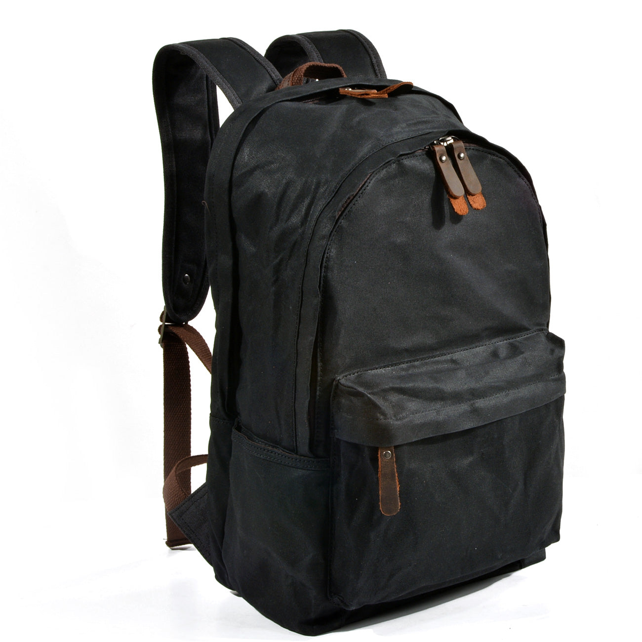 Buchtasche – Vintage Rucksack aus Canvas & Leder für Alltag & Reise