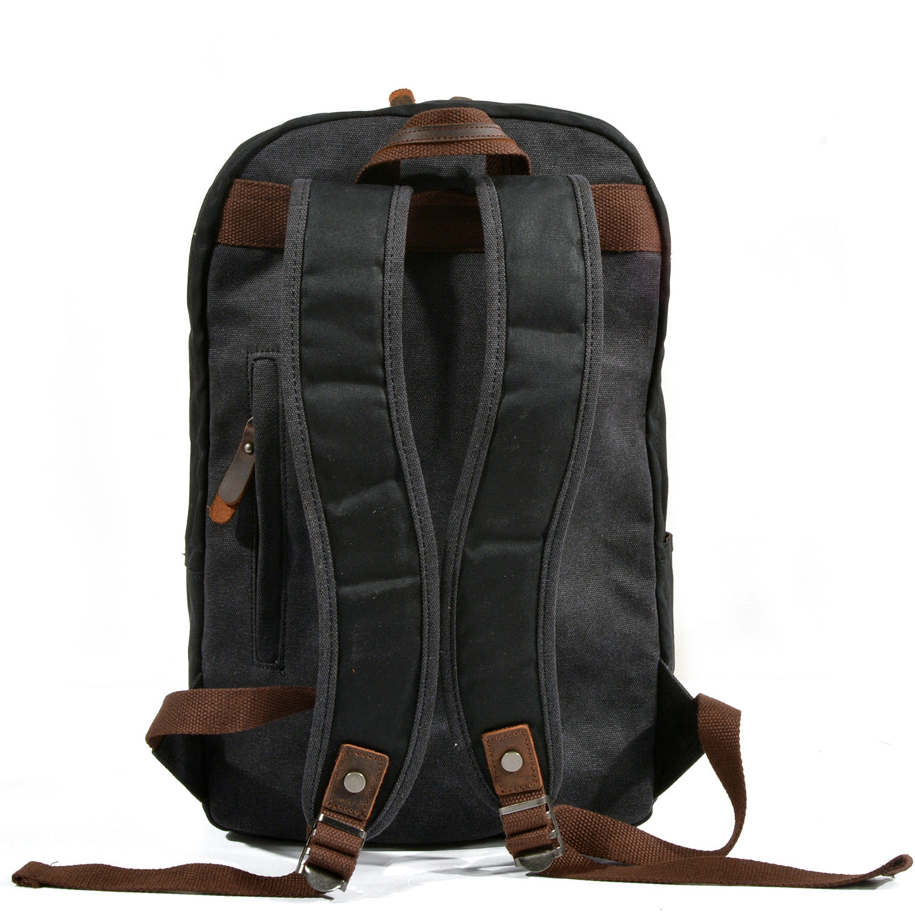 Buchtasche – Vintage Rucksack aus Canvas & Leder für Alltag & Reise