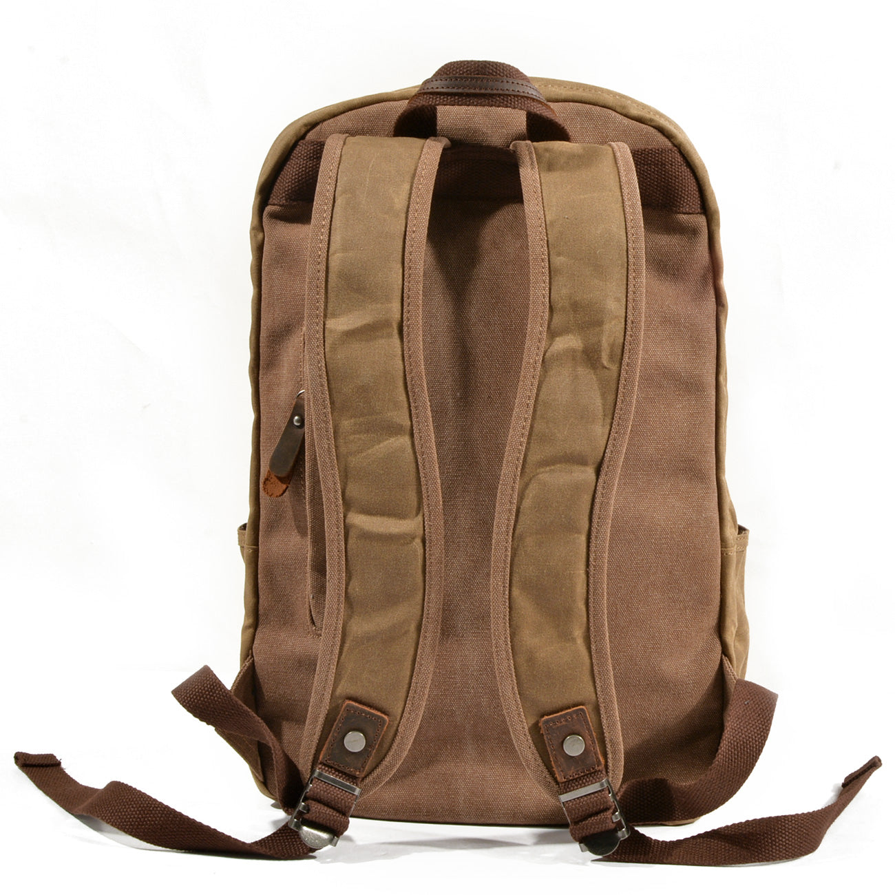 Buchtasche – Vintage Rucksack aus Canvas & Leder für Alltag & Reise