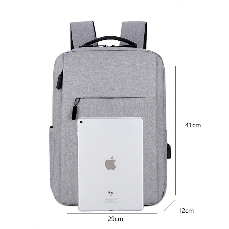 Laptoptasche TechTrek Pro – wasserdicht, USB-Anschluss & stilvoll 14L