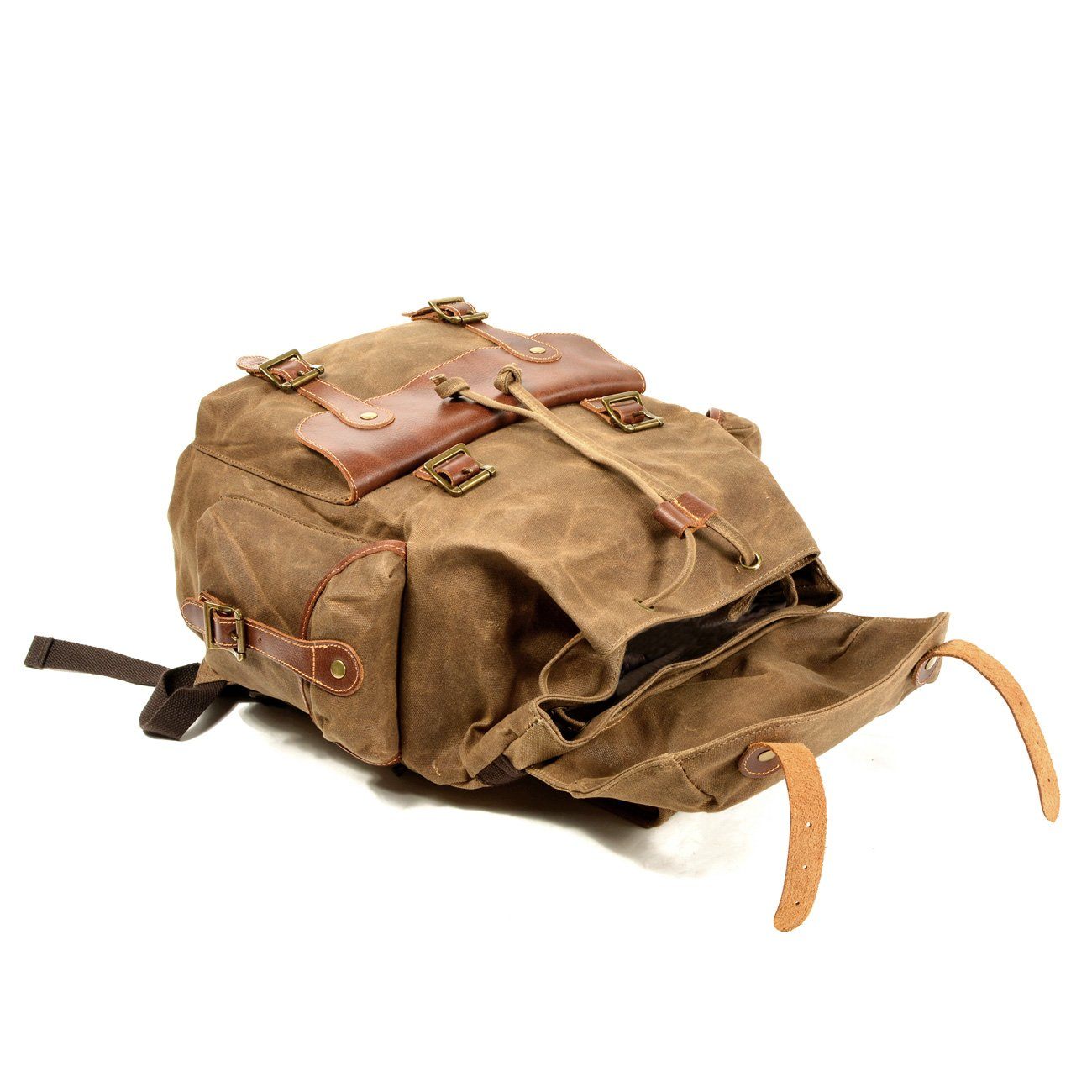 Vintage Canvas Rucksack für Damen & Herren – 30L Wanderrucksack