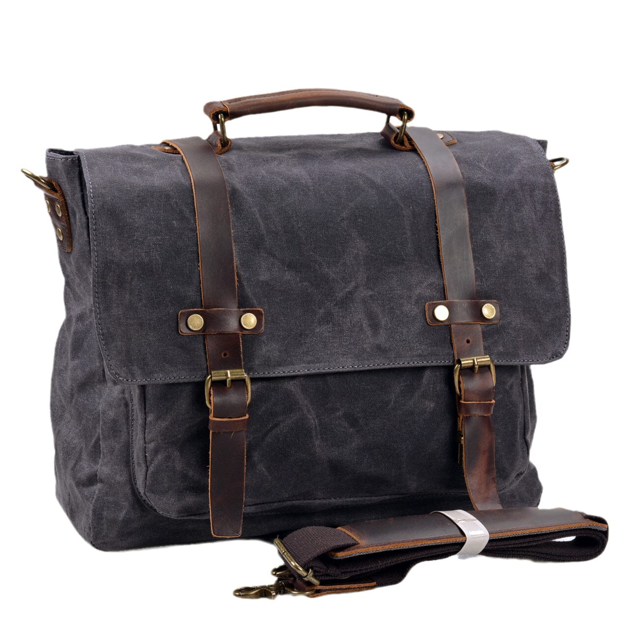 Umhängetasche Herren – Robuste Messenger Bag aus Canvas & Leder
