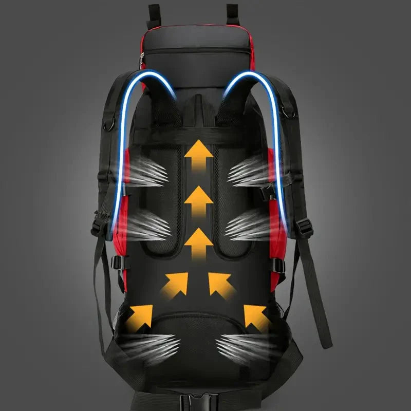 90L Wanderrucksack wasserdicht – Trekking Rucksack für Outdoor