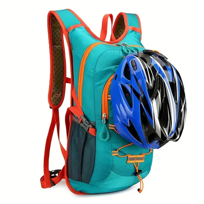 Wasserfester Fahrradrucksack mit Helmhalterung & Trinksystem
