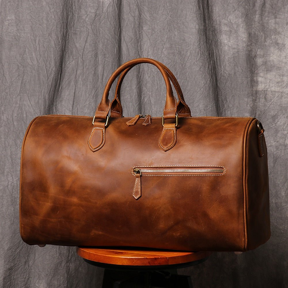 Weekender Leder Herren – Vintage Reisetasche aus Rindsleder