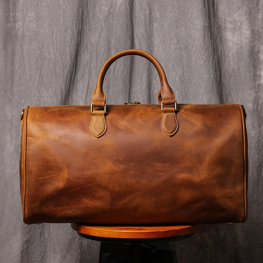 Weekender Leder Herren – Vintage Reisetasche aus Rindsleder