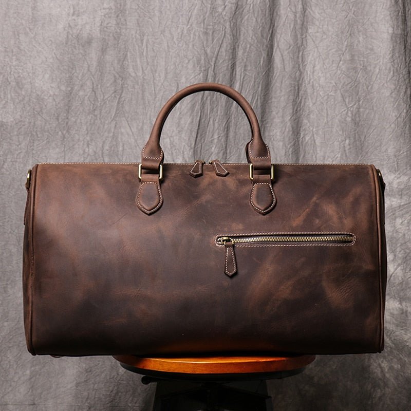 Weekender Leder Herren – Vintage Reisetasche aus Rindsleder