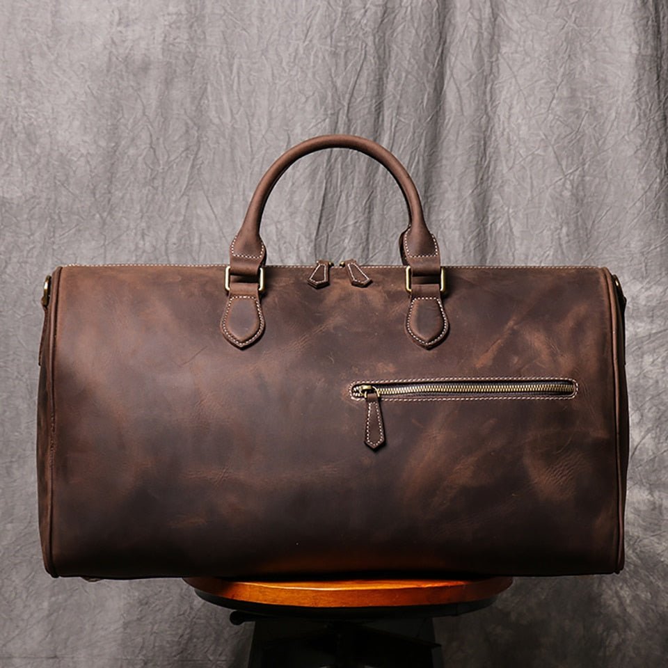 Weekender Leder Herren – Vintage Reisetasche aus Rindsleder