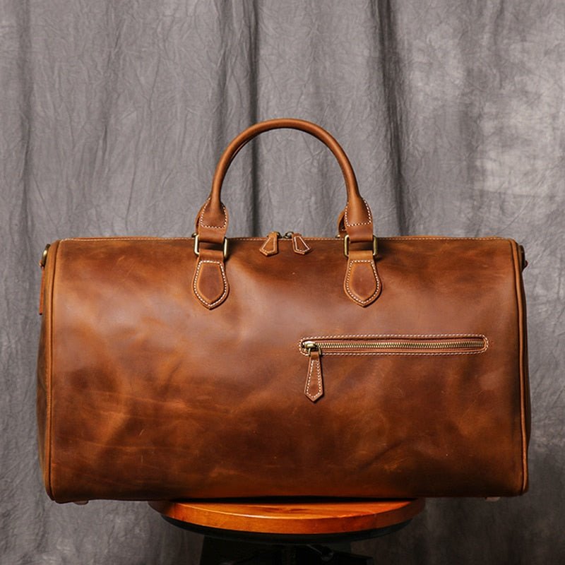 Weekender Leder Herren – Vintage Reisetasche aus Rindsleder