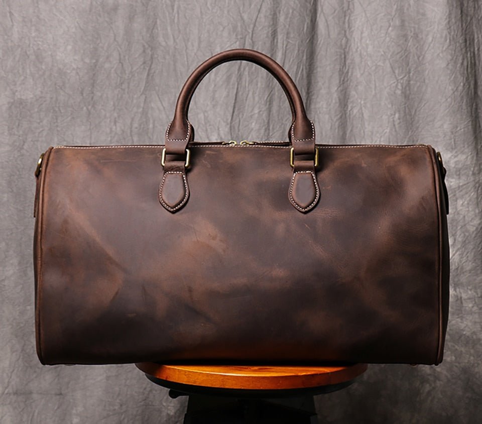 Weekender Leder Herren – Vintage Reisetasche aus Rindsleder
