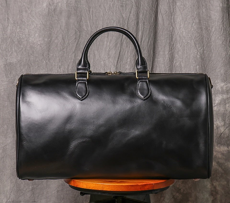 Weekender Leder Herren – Vintage Reisetasche aus Rindsleder 26L