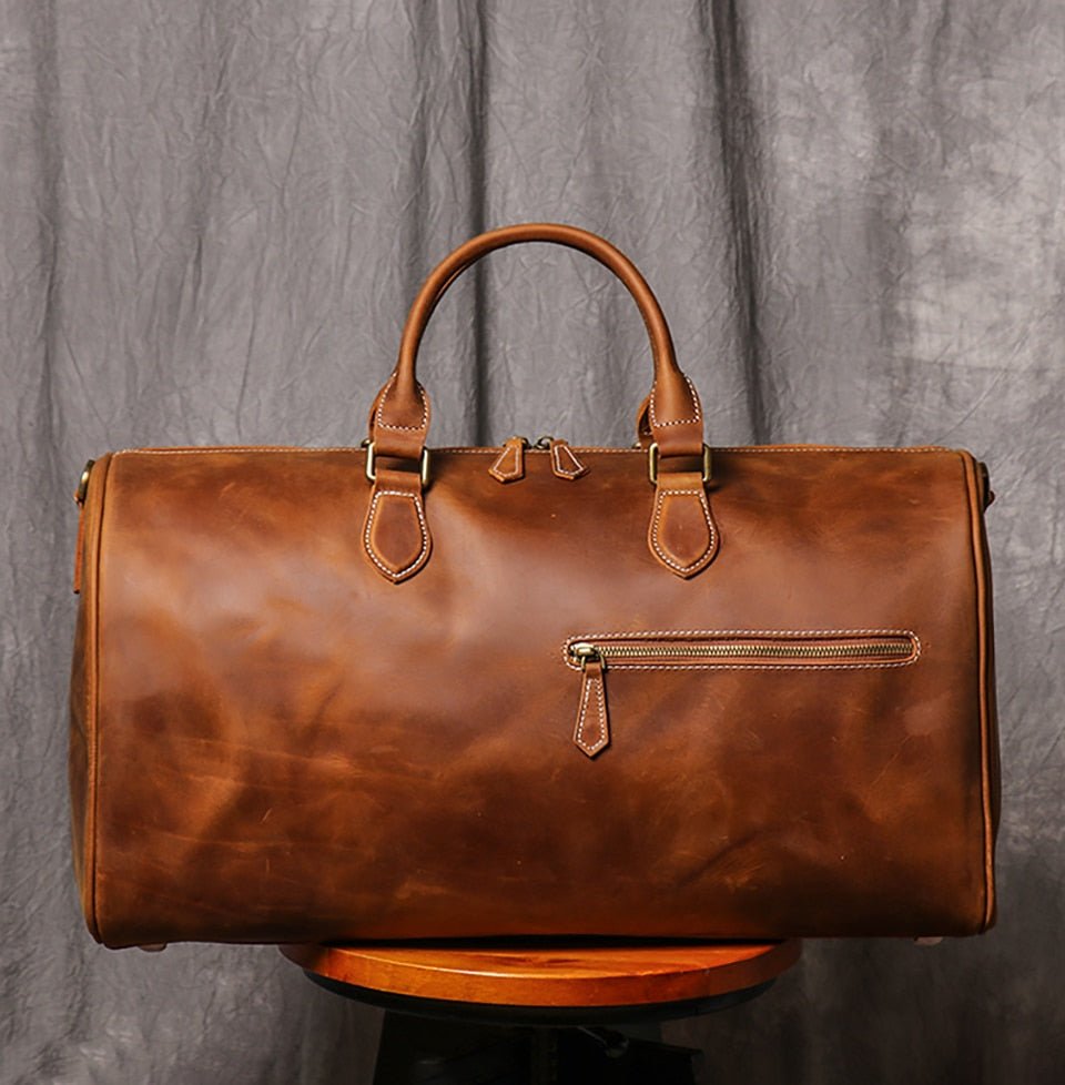 Weekender Leder Herren – Vintage Reisetasche aus Rindsleder