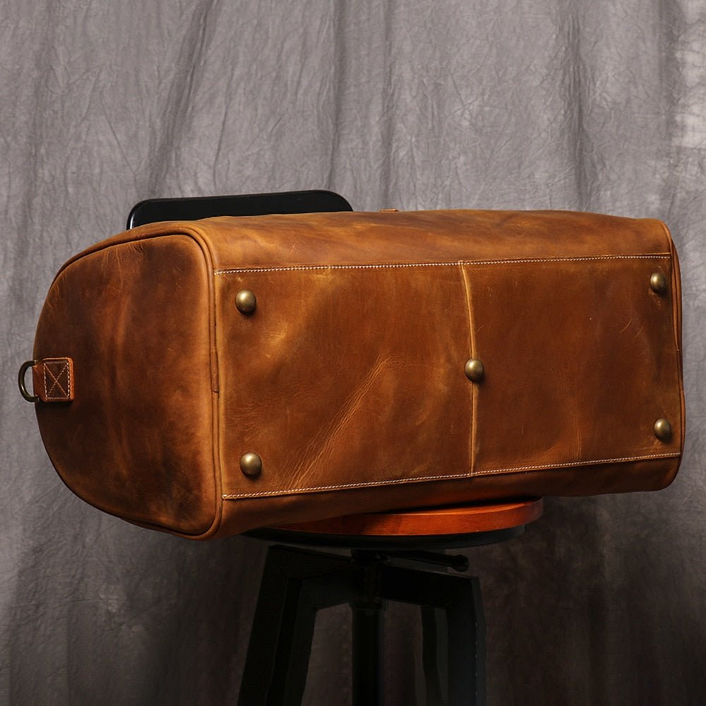 Weekender Leder Herren – Vintage Reisetasche aus Rindsleder