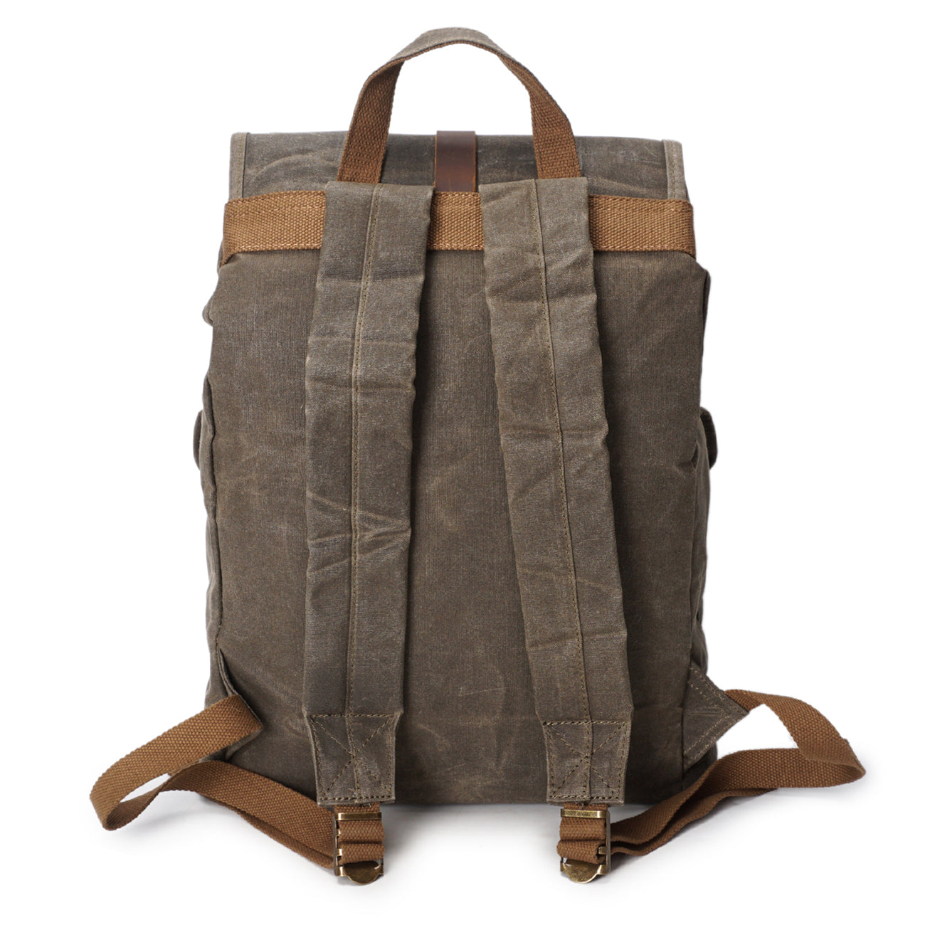 Vintage Rucksack 24L – Canvas & Leder Rucksack NORDVIK