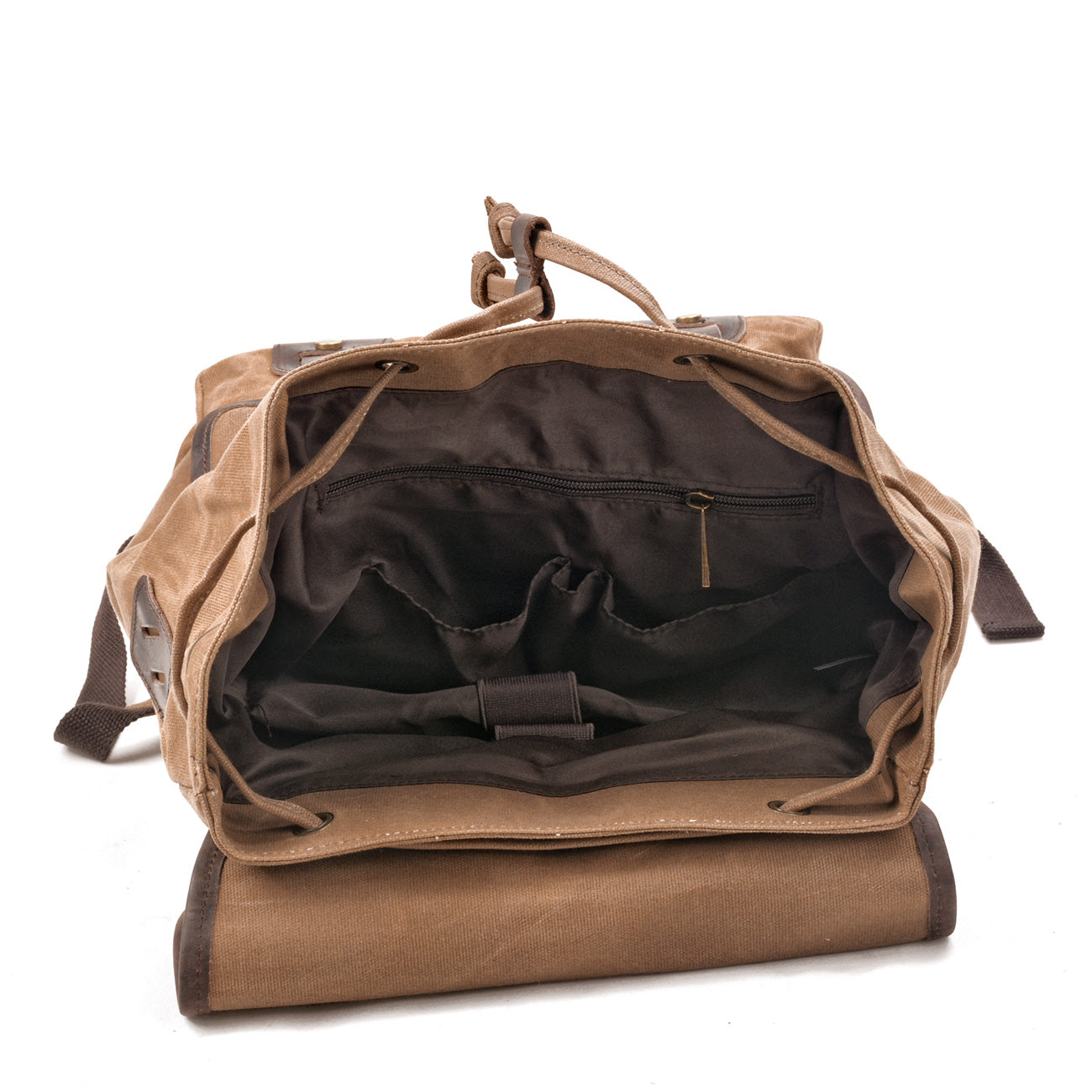Canvas Tasche – Vintage Reiserucksack mit Laptopfach für Alltag & Reise