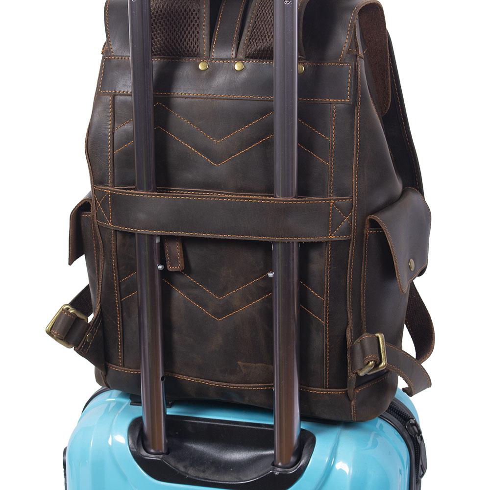 Tasche aus Leder – Vintage Laptoprucksack für Alltag & Reise