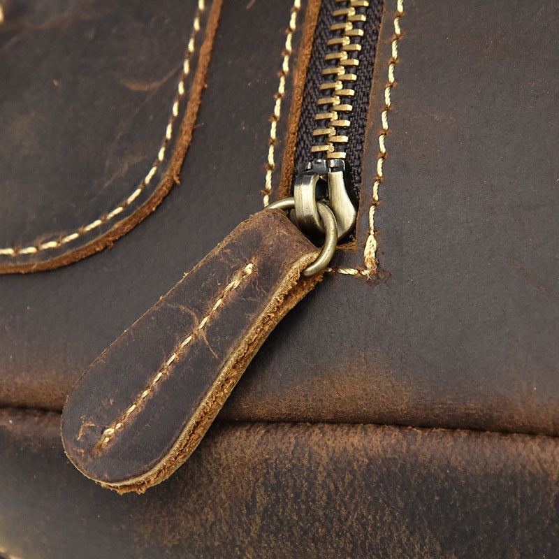 Damen Leder Rucksack 15L Uméra – Vintage Rucksack aus Echtleder