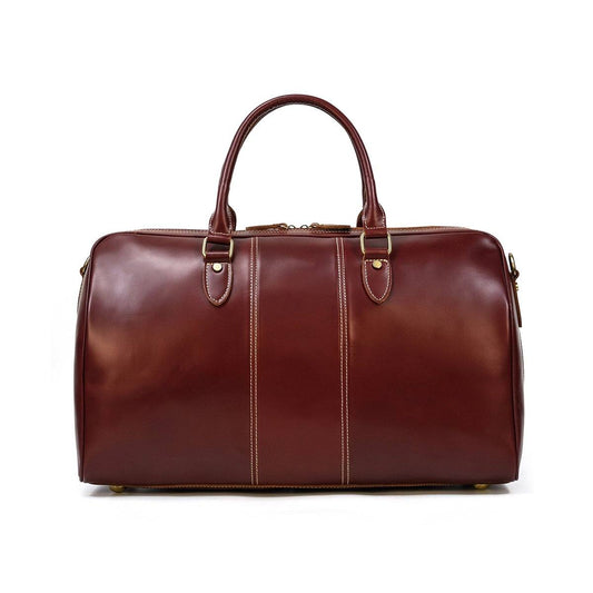 Leather Weekender Bag – Vintage 35L Weekender für Stilreisen