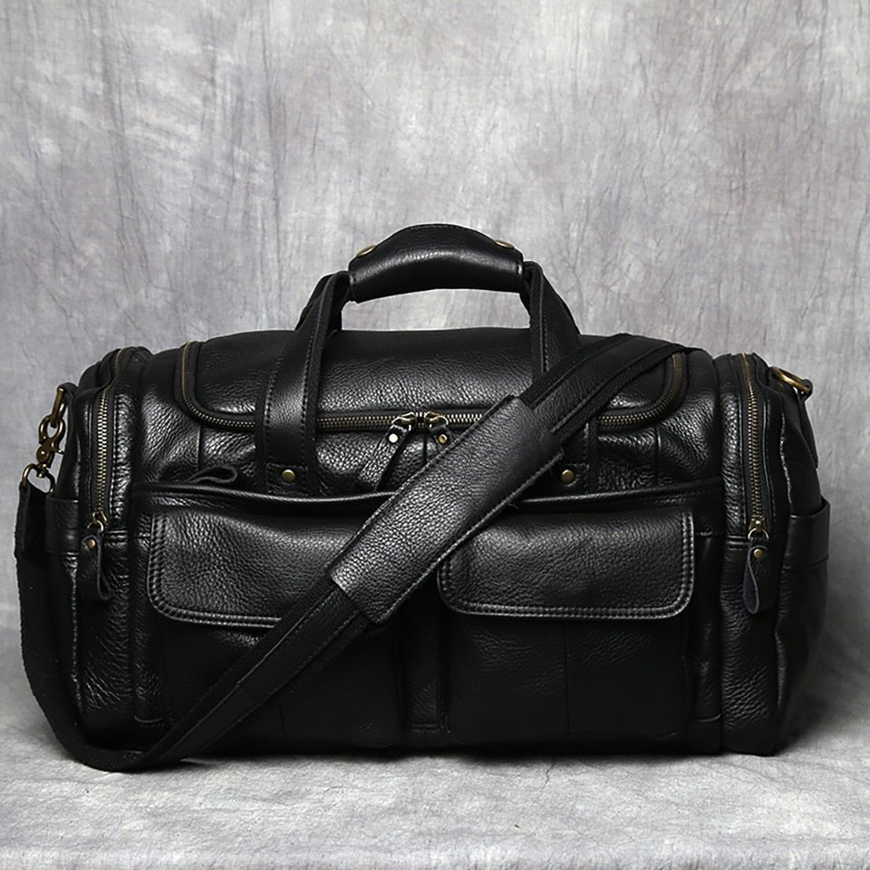 Weekender Leder – Vintage Reisetasche aus Rindsleder für Herren