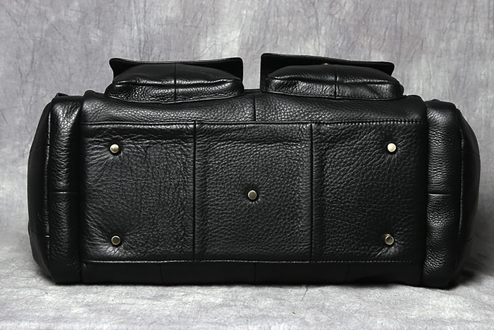 Weekender Leder – Vintage Reisetasche aus Rindsleder für Herren