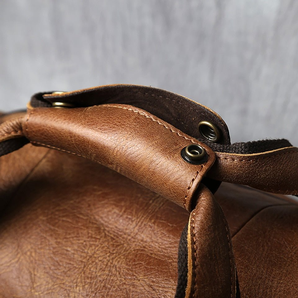 Weekender Leder – Vintage Reisetasche aus Rindsleder für Herren