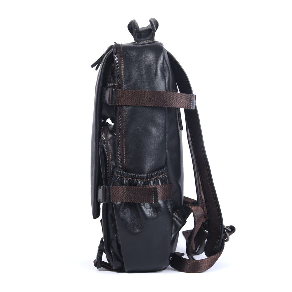 Schwarzer Lederrucksack Herren – Stylisch, langlebig & komfortabel