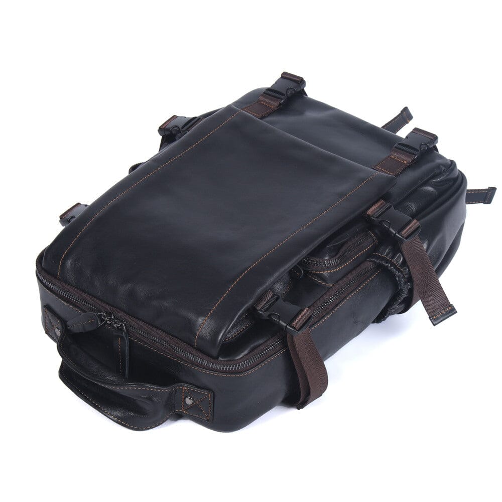 Schwarzer Lederrucksack Herren – Stylisch, langlebig & komfortabel