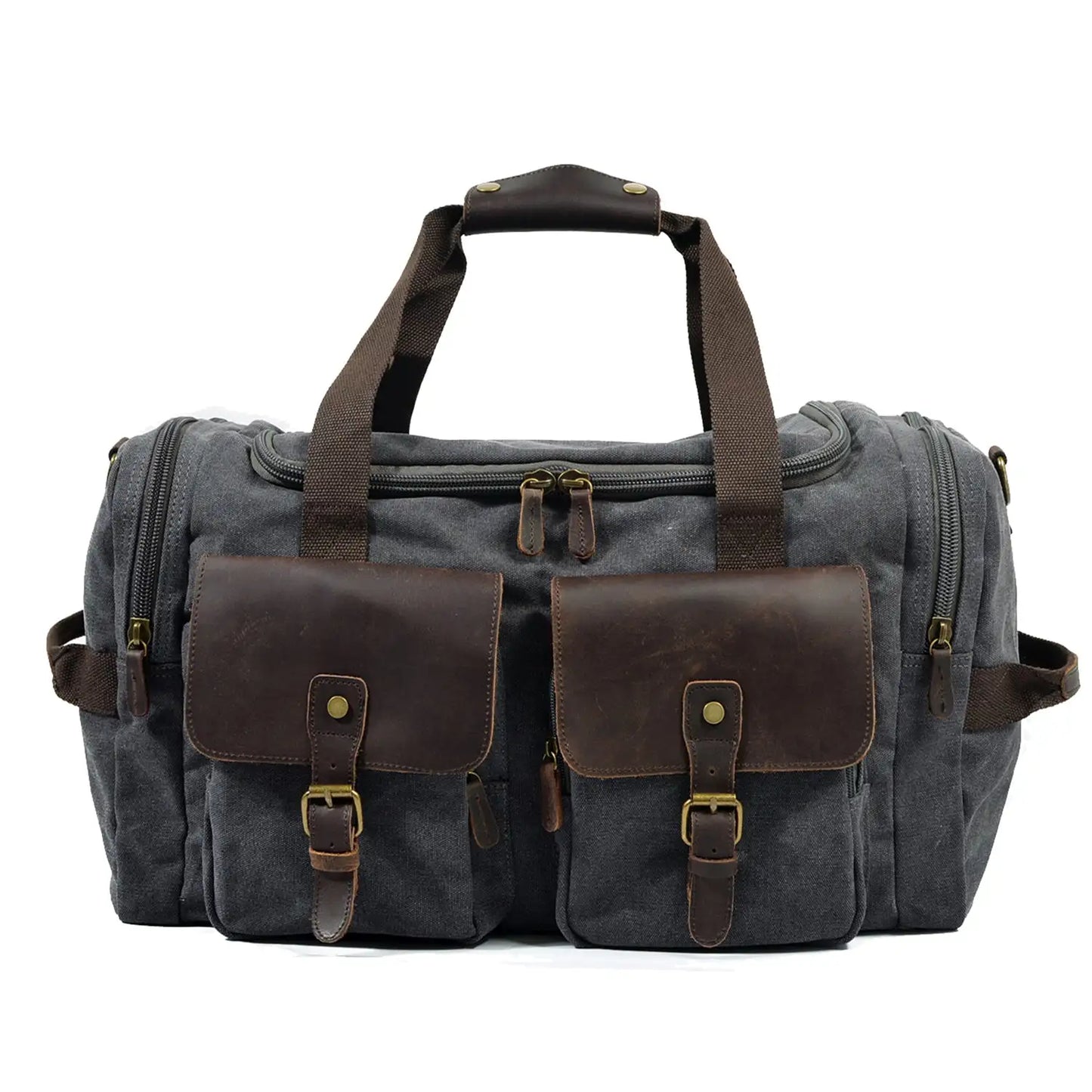 Wochenendtasche Herren – Vintage Reisetasche aus Canvas & Leder