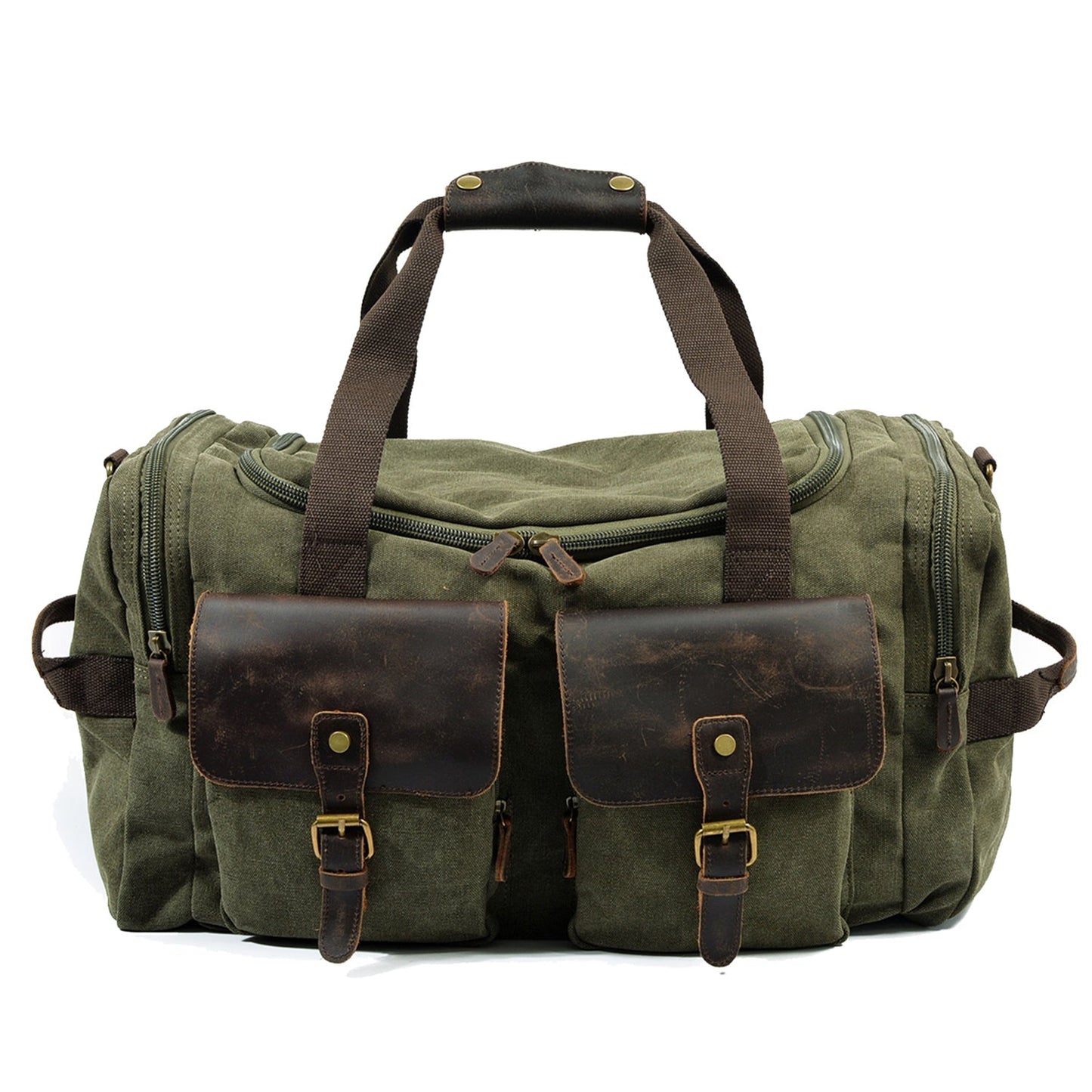 Wochenendtasche Herren – Vintage Reisetasche aus Canvas & Leder