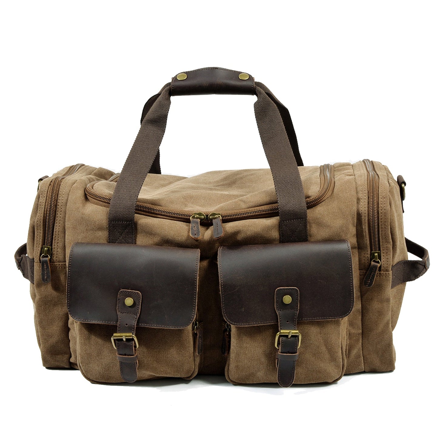 Wochenendtasche Herren – Vintage Reisetasche aus Canvas & Leder
