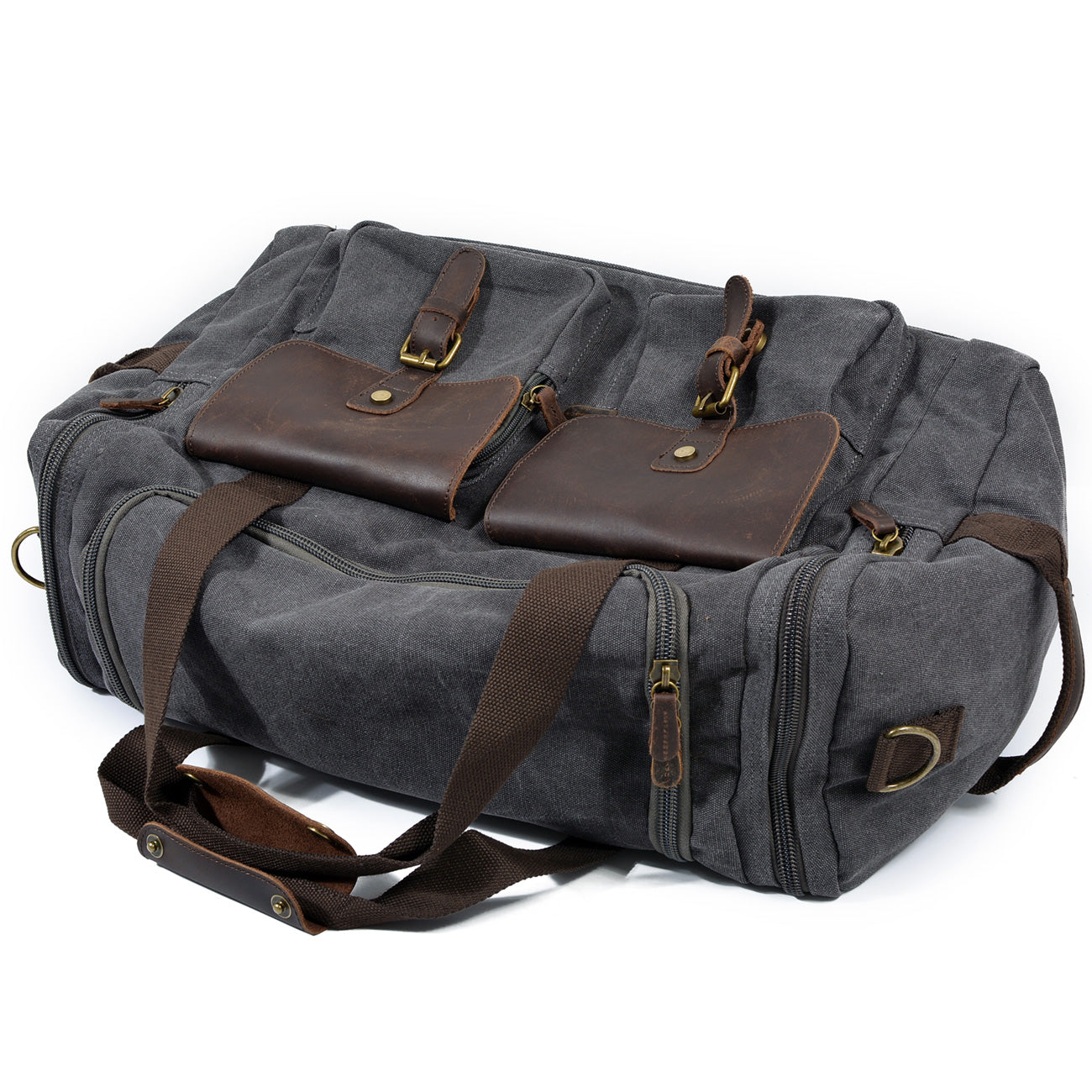 Wochenendtasche Herren – Vintage Reisetasche aus Canvas & Leder