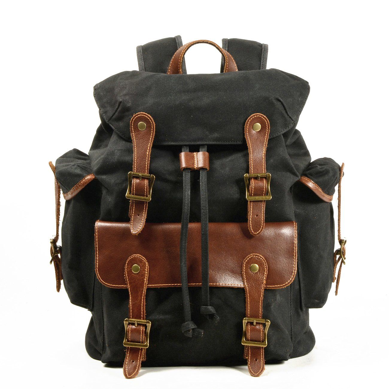 Vintage Canvas Rucksack für Damen & Herren – 30L Wanderrucksack