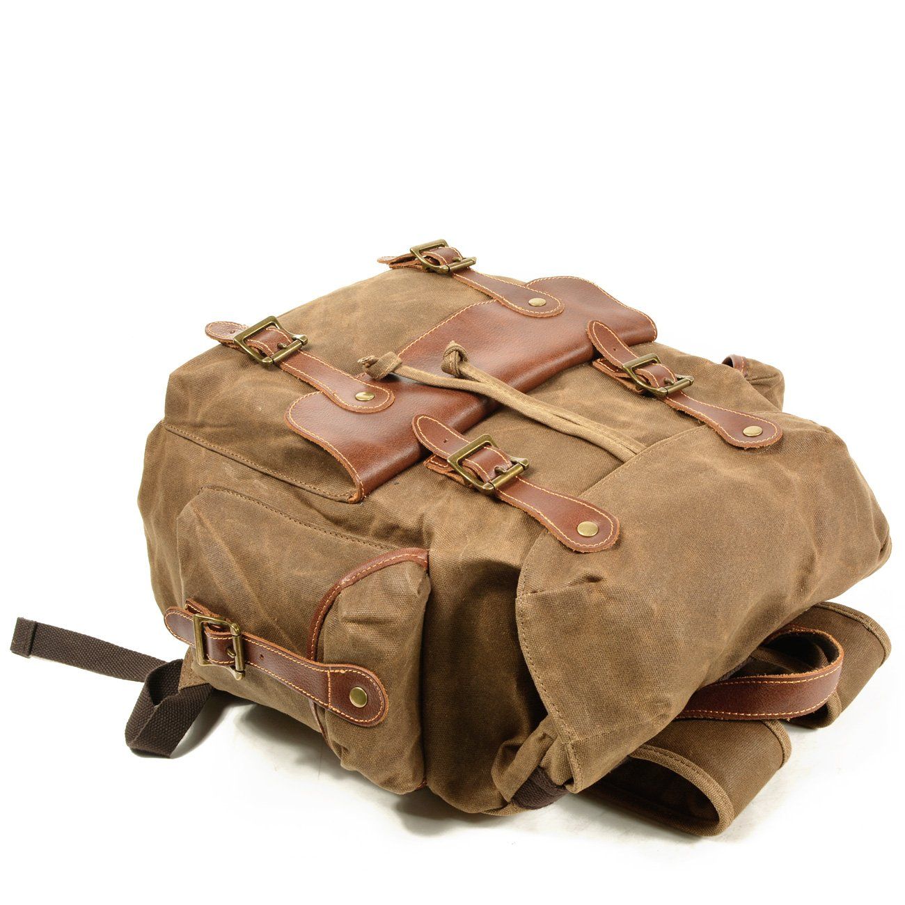 Vintage Canvas Rucksack für Damen & Herren – 30L Wanderrucksack
