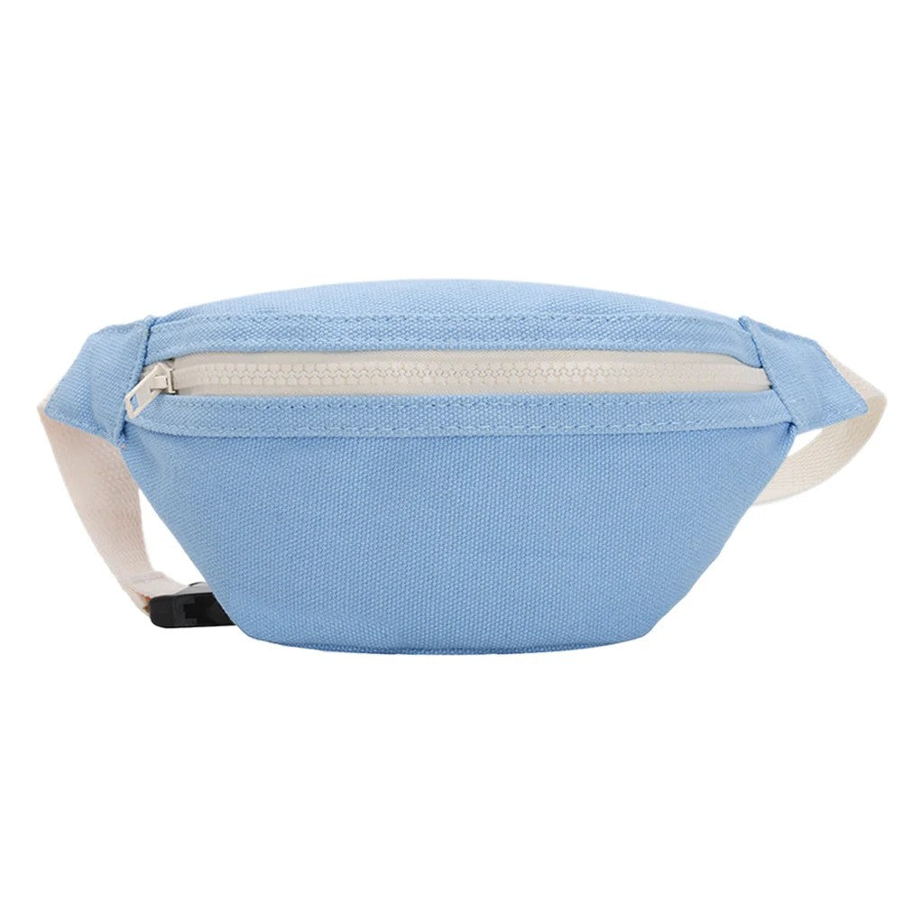 Bauchtasche Kinder Canvas – Leicht & Ele – Hellblau