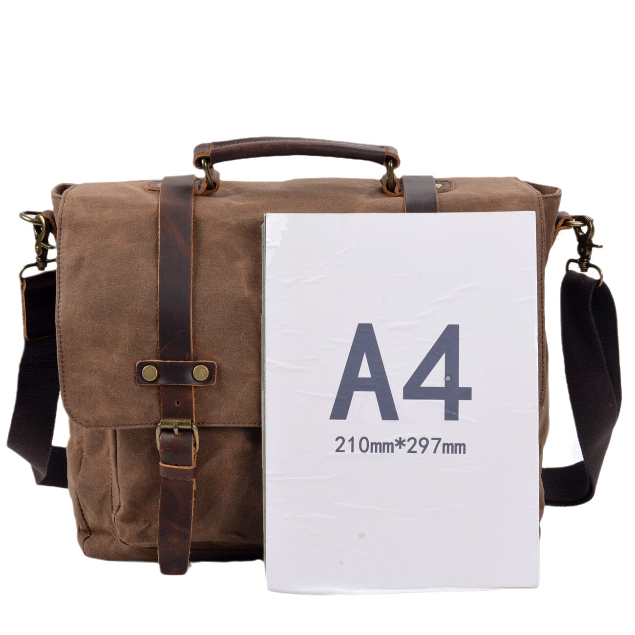 Umhängetasche Herren – Robuste Messenger Bag aus Canvas & Leder