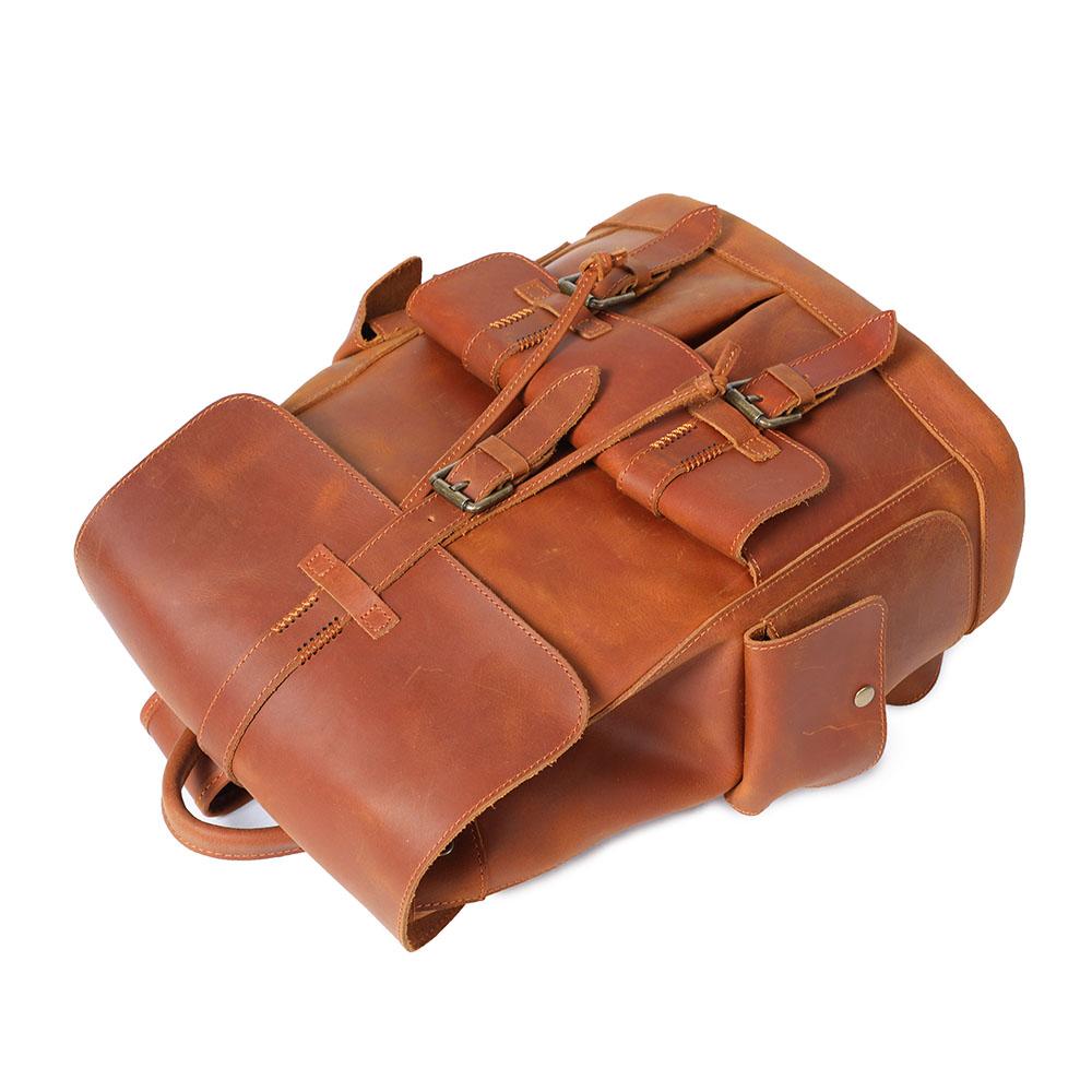 Tasche aus Leder – Vintage Laptoprucksack für Alltag & Reise