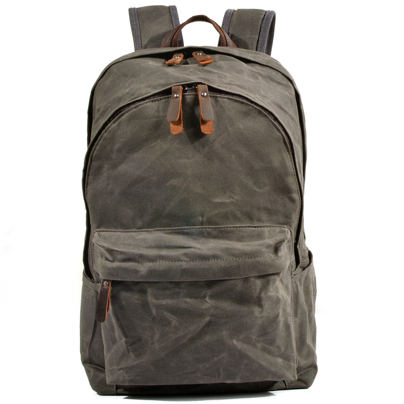 Buchtasche – Vintage Rucksack aus Canvas & Leder für Alltag & Reise