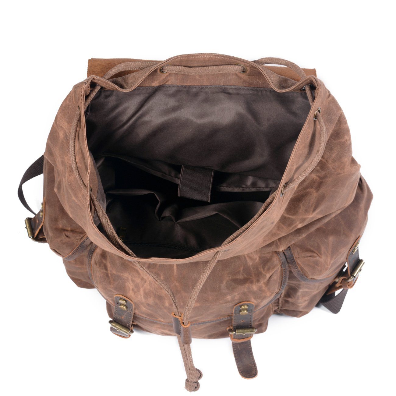 Vintage Rucksack Herren aus Canvas & Leder – Retro & Robust