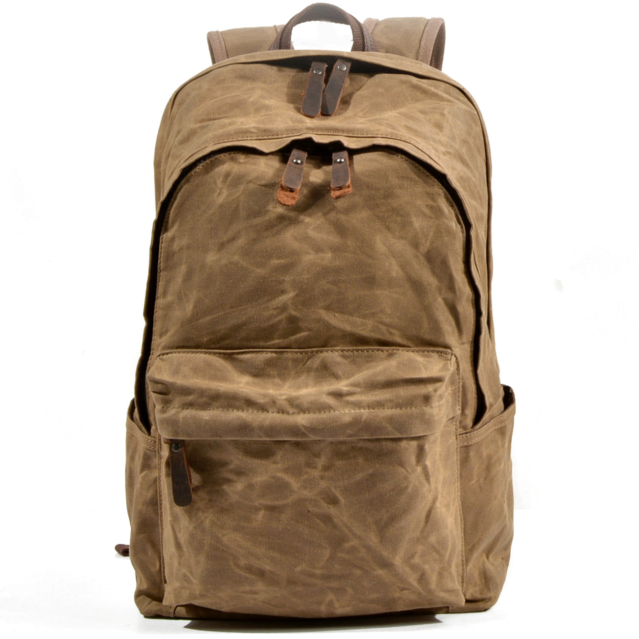 Buchtasche – Vintage Rucksack aus Canvas & Leder für Alltag & Reise