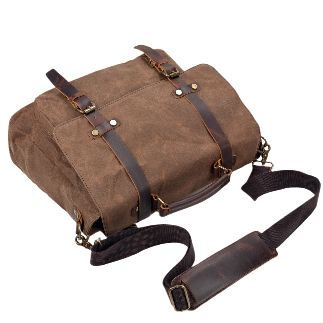 Umhängetasche Herren – Robuste Messenger Bag aus Canvas & Leder