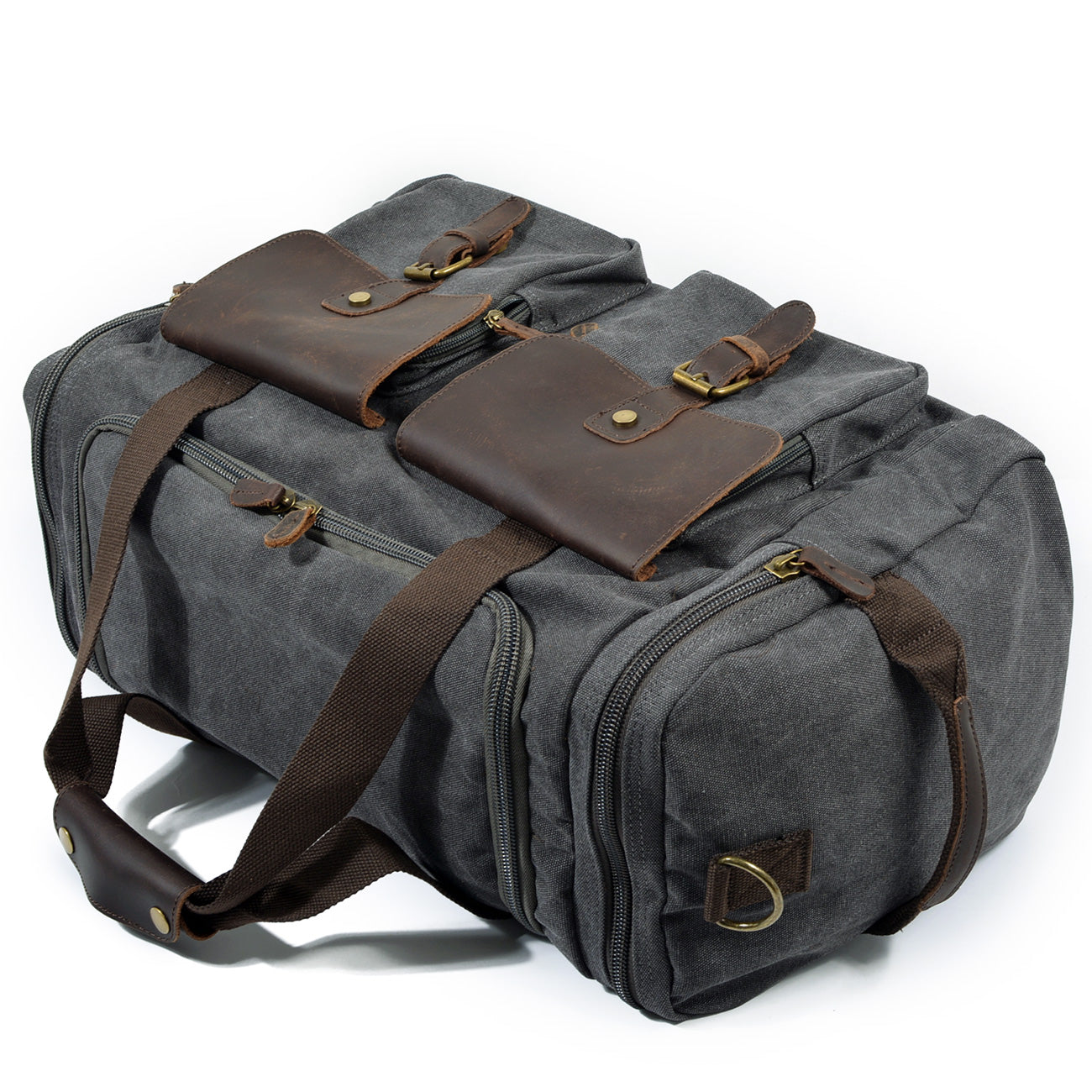 Wochenendtasche Herren – Vintage Reisetasche aus Canvas & Leder