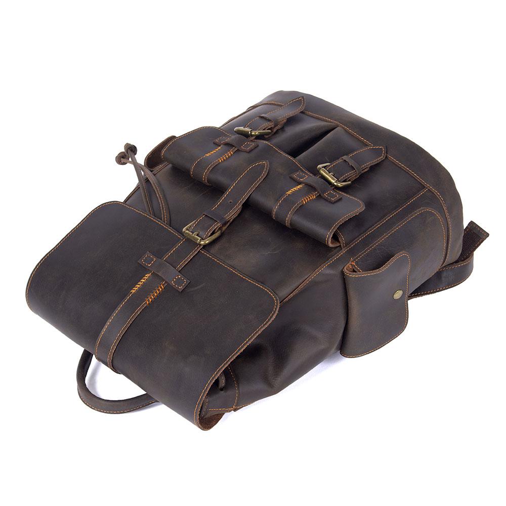 Tasche aus Leder – Vintage Laptoprucksack für Alltag & Reise