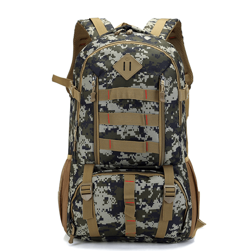 Wasserdichter Outdoor-Sportrucksack im Armeestil 50L – Nylon, 52×35×23