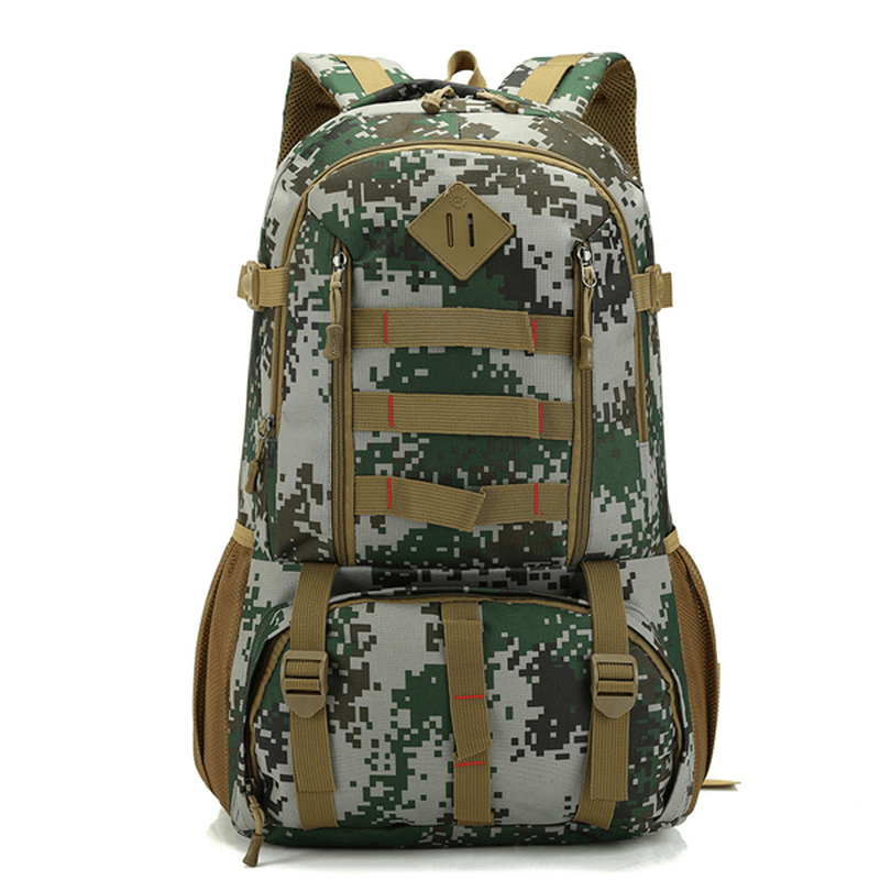 Wasserdichter Outdoor-Sportrucksack im Armeestil 50L – Nylon, 52×35×23