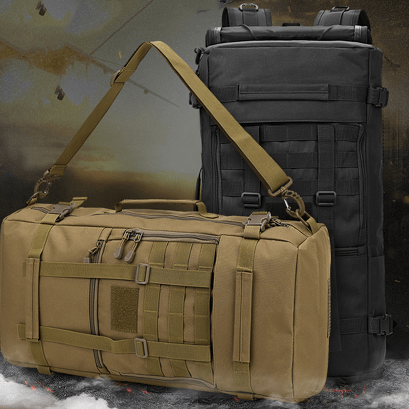 Multifunktionale wasserdichte 50L Armee-Reisetasche – robust & organisiert