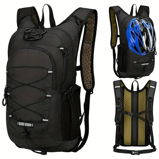 Wasserfester Fahrradrucksack mit Helmhalterung & Trinksystem