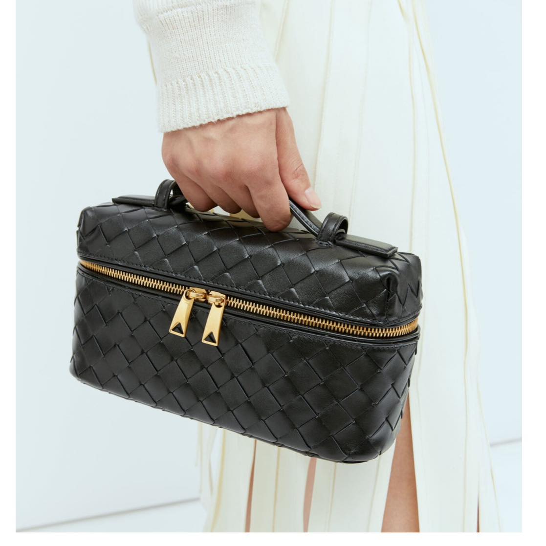 Geflochtene Handtasche aus Veganem Leder – Elegant & Vielseitig für Jeden Anlass