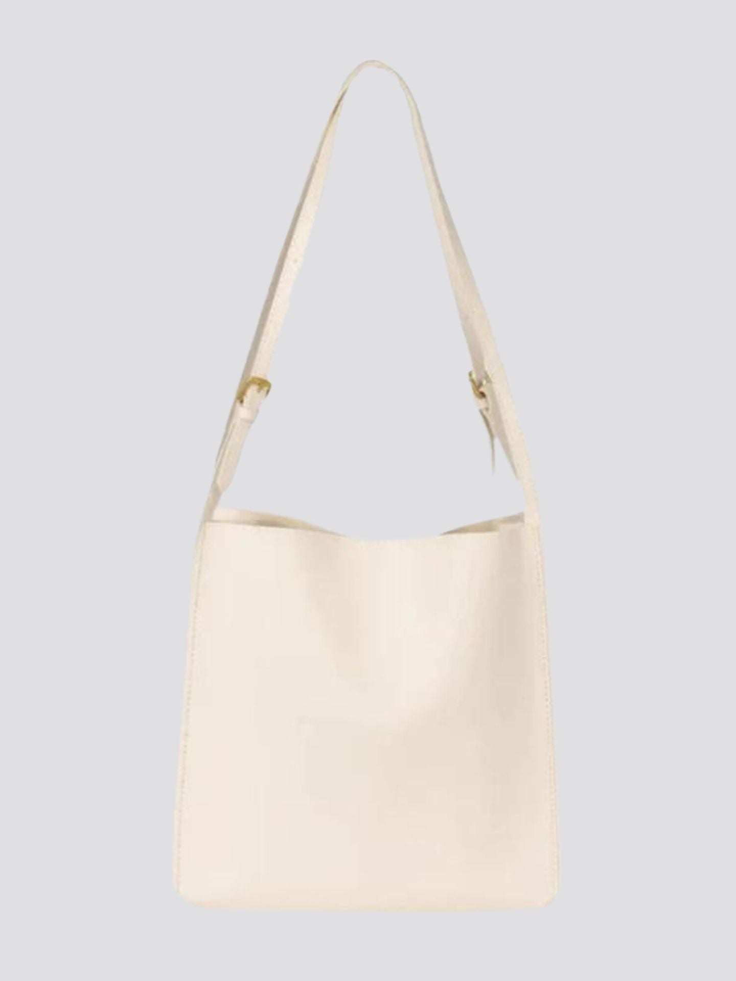 Halbrunde Schultertasche aus Veganem Leder – Elegant & Geräumig für den Alltag